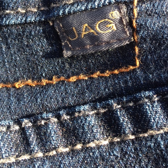 JAG low rise flare leg, dark blue silver grommets - Picture 5 of 8